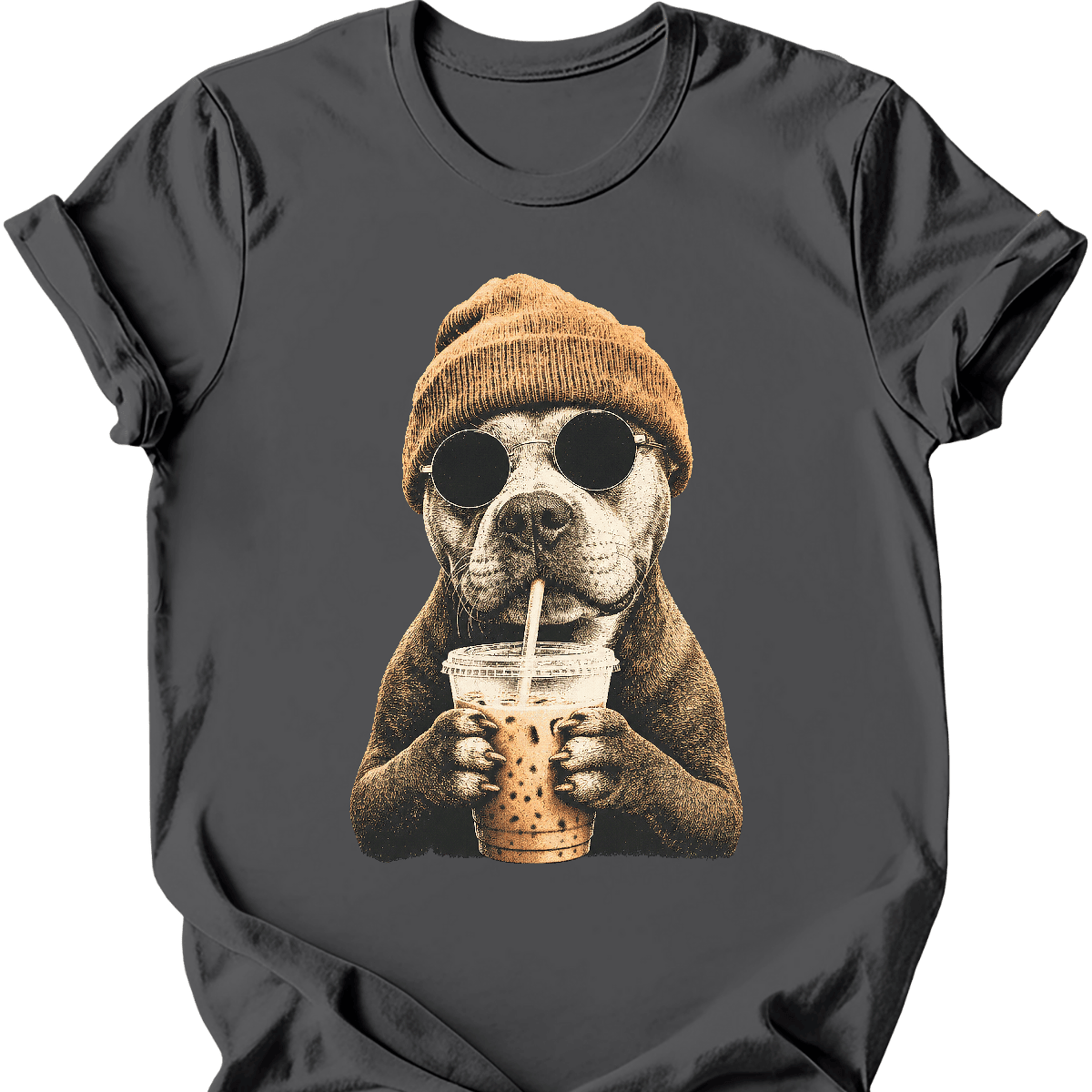 Pitbull Hipster Dog T Shirt Gift For Dog Lover