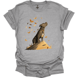 Pitbull Fall Dog T Shirt Gift For Dog Lover