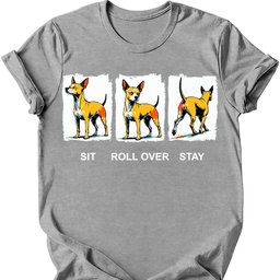 Peruvian Sit Roll Over Stay T Shirt Gift For Dog Lover