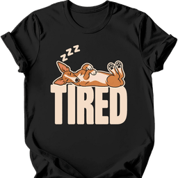 Podenco Tired Dog T Shirt Gift For Dog Lover