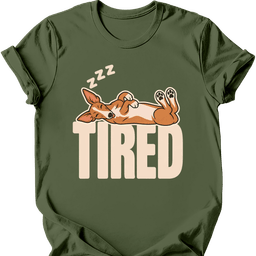 Podenco Tired Dog T Shirt Gift For Dog Lover