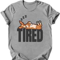 Podenco Tired Dog T Shirt Gift For Dog Lover