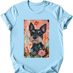 Patterdale Terrier Boho Dog T Shirt Gift For Dog Lover