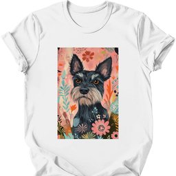 Patterdale Terrier Boho Dog T Shirt Gift For Dog Lover