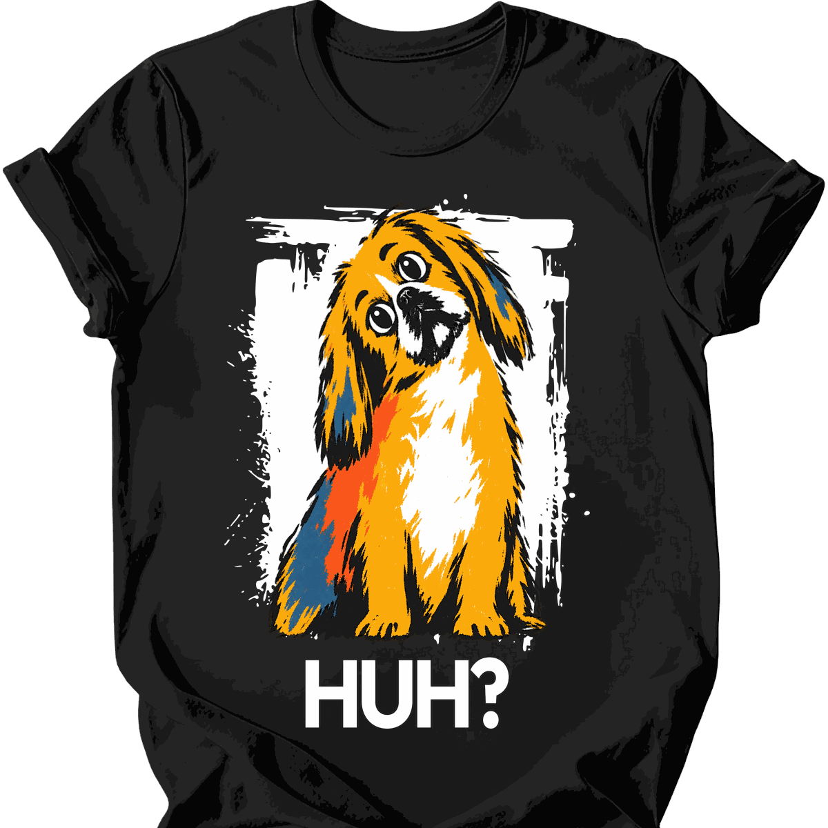 Pekingese Huh Dog T Shirt Gift For Dog Lover