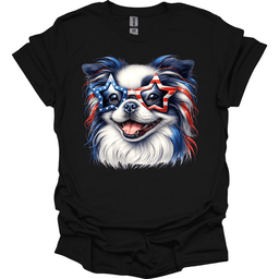 Papillon Patriot Series T Shirt Gift For Dog Lover