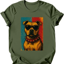 Pitbull Punk Dog T Shirt Gift For Dog Lover