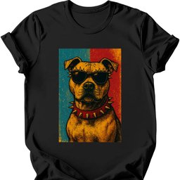 Pitbull Punk Dog T Shirt Gift For Dog Lover
