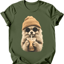 Pomeranian Hipster Dog T Shirt Gift For Dog Lover