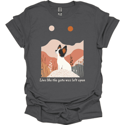 Papillon Live Like The Gate Was Left Open T Shirt Gift For Dog Lover