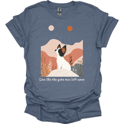 Papillon Live Like The Gate Was Left Open T Shirt Gift For Dog Lover