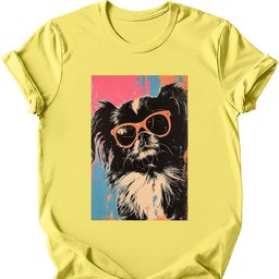 Pekingese Punk Dog T Shirt Gift For Dog Lover