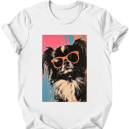 Pekingese Punk Dog T Shirt Gift For Dog Lover