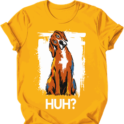Rhodesian Ridgeback Huh Dog T Shirt Gift For Dog Lover