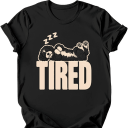 Portuguese Water Dog Tired Dog T Shirt Gift For Dog Lover