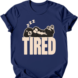 Portuguese Water Dog Tired Dog T Shirt Gift For Dog Lover