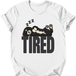 Portuguese Water Dog Tired Dog T Shirt Gift For Dog Lover