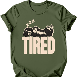 Portuguese Water Dog Tired Dog T Shirt Gift For Dog Lover