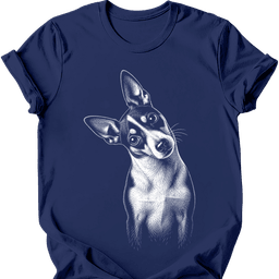 Rat Terrier Tilted Dog T Shirt Gift For Dog Lover
