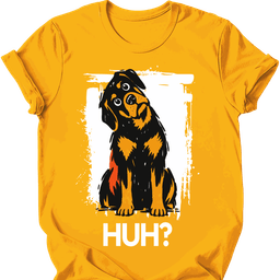 Rottweiler Huh Dog T Shirt Gift For Dog Lover