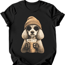 Poodle Hipster Dog T Shirt Gift For Dog Lover
