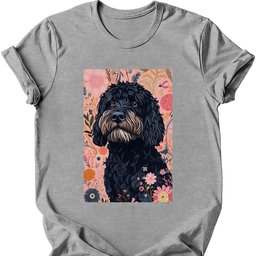 Portuguese Water Dog Boho Dog T Shirt Gift For Dog Lover