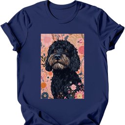Portuguese Water Dog Boho Dog T Shirt Gift For Dog Lover
