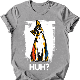 Rat Terrier Huh Dog T Shirt Gift For Dog Lover