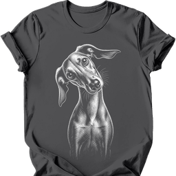 Saluki Tilted Dog T Shirt Gift For Dog Lover