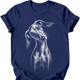 Saluki Tilted Dog T Shirt Gift For Dog Lover