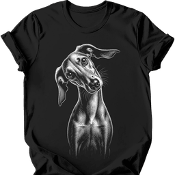 Saluki Tilted Dog T Shirt Gift For Dog Lover