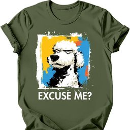 Poodle Excuse Me Dog T Shirt Gift For Dog Lover