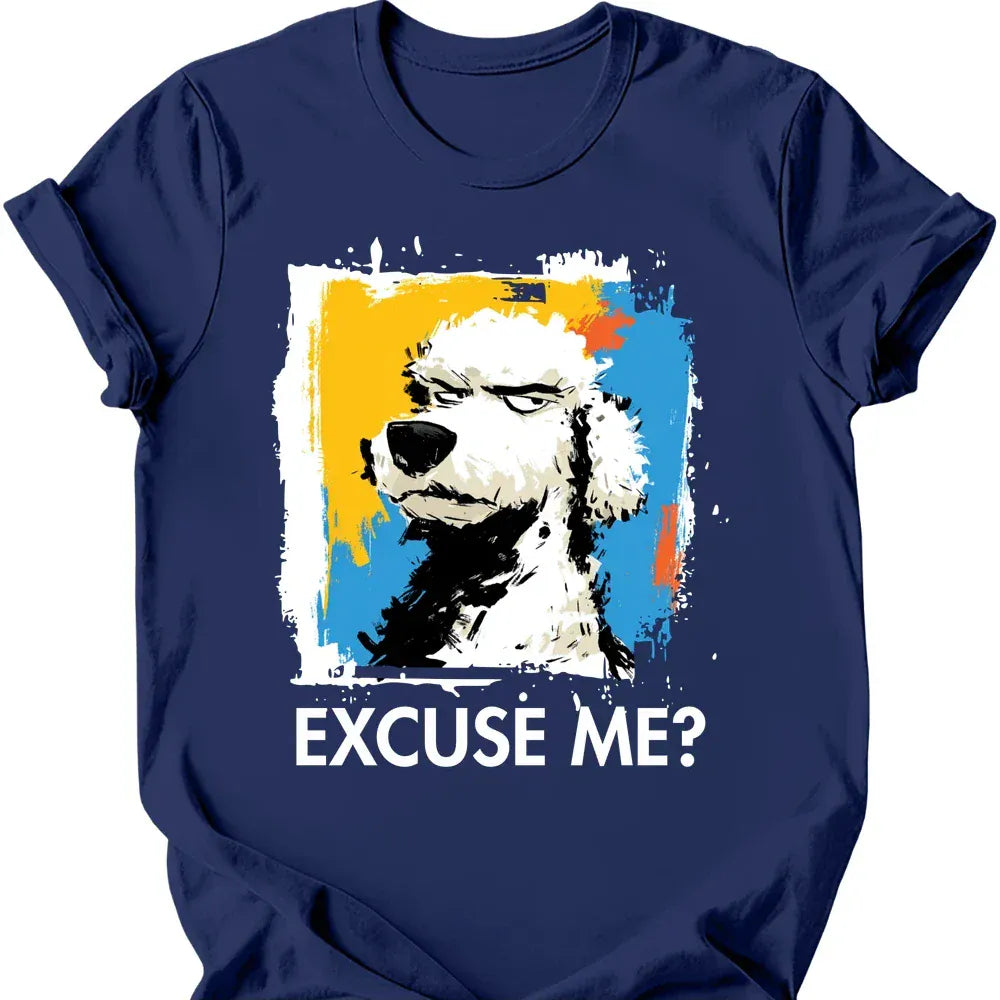 Poodle Excuse Me Dog T Shirt Gift For Dog Lover