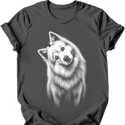 Samoyed Tilted Dog T Shirt Gift For Dog Lover
