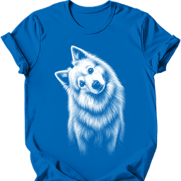 Samoyed Tilted Dog T Shirt Gift For Dog Lover
