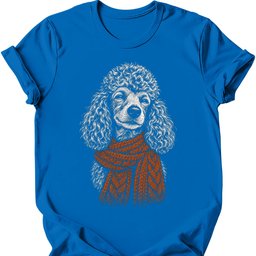 Poodle Winter Dog T Shirt Gift For Dog Lover