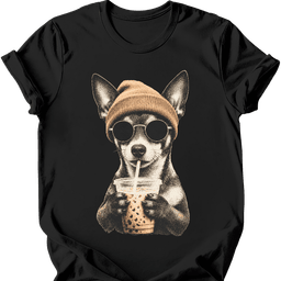 Rat Terrier Hipster Dog T Shirt Gift For Dog Lover