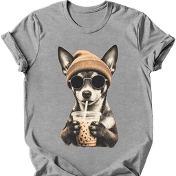 Rat Terrier Hipster Dog T Shirt Gift For Dog Lover