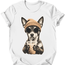 Rat Terrier Hipster Dog T Shirt Gift For Dog Lover