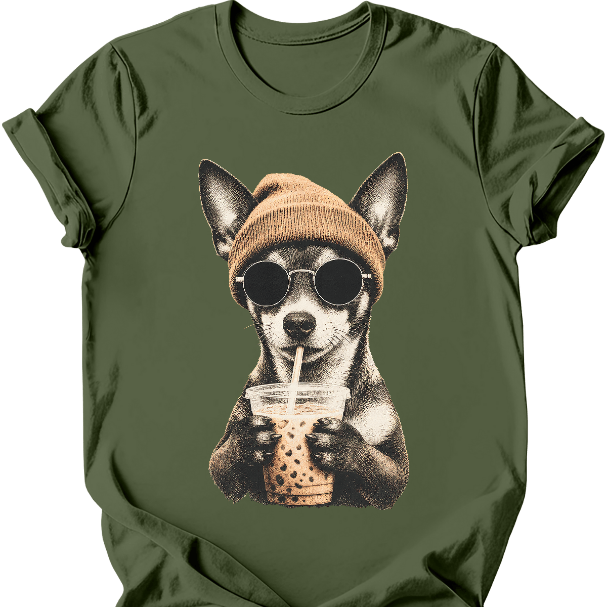 Rat Terrier Hipster Dog T Shirt Gift For Dog Lover