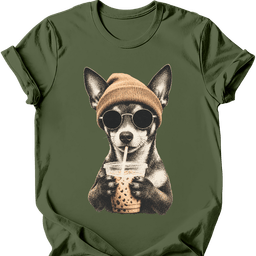 Rat Terrier Hipster Dog T Shirt Gift For Dog Lover
