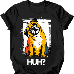 Pug Huh Dog T Shirt Gift For Dog Lover