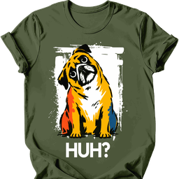 Pug Huh Dog T Shirt Gift For Dog Lover