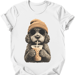 Portuguese Water Dog Hipster Dog T Shirt Gift For Dog Lover
