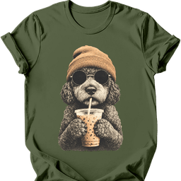 Portuguese Water Dog Hipster Dog T Shirt Gift For Dog Lover