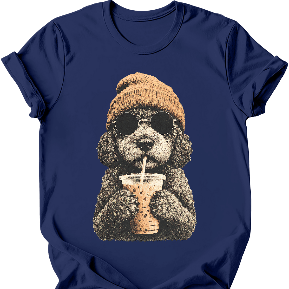Portuguese Water Dog Hipster Dog T Shirt Gift For Dog Lover
