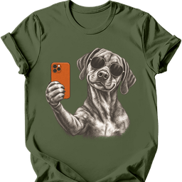 Rhodesian Ridgeback Selfie Dog T Shirt Gift For Dog Lover
