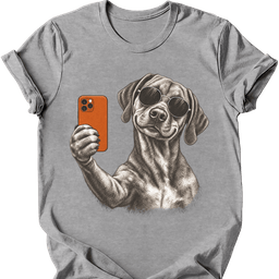 Rhodesian Ridgeback Selfie Dog T Shirt Gift For Dog Lover