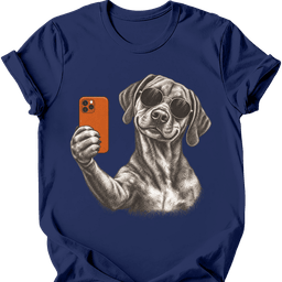 Rhodesian Ridgeback Selfie Dog T Shirt Gift For Dog Lover