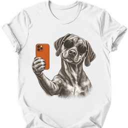 Rhodesian Ridgeback Selfie Dog T Shirt Gift For Dog Lover